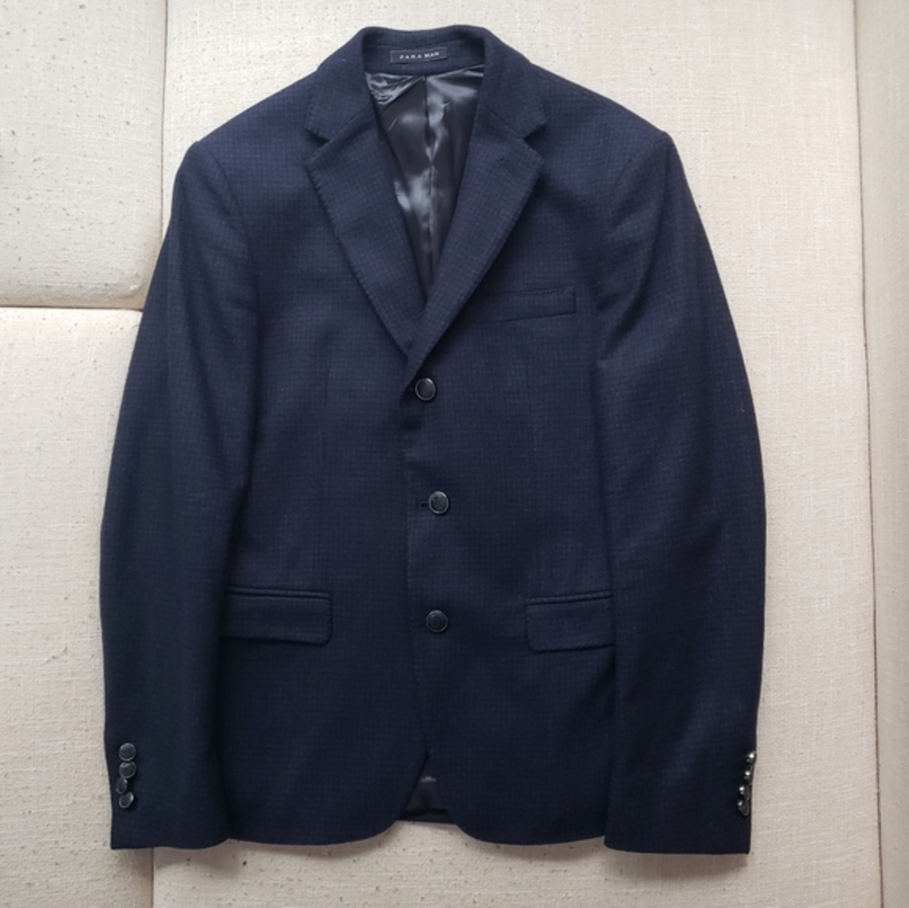 Zara Men Wool Jacket Size 36